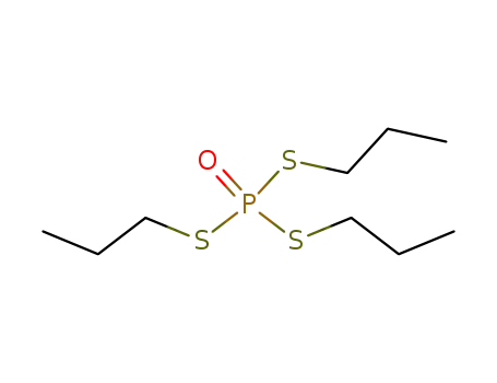 Molecular Structure of 1642-44-0 (S,S,S-tripropyl phosphorotrithioate)