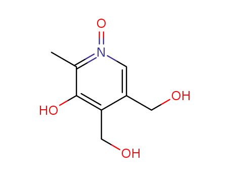 Molecular Structure of 16567-04-7 (1-hydroxy-4,5-bis(hydroxymethyl)-2-methyl-3-oxo-2,3-dihydropyridinium)