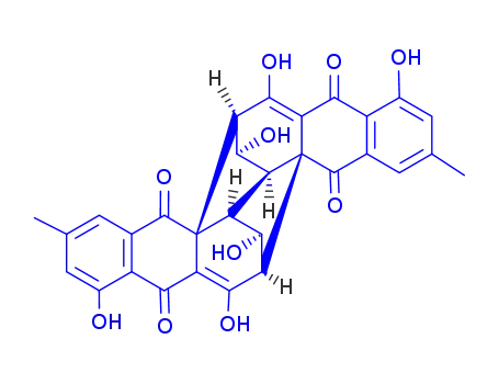 Molecular Structure of 23537-16-8 (RUGULOSIN)