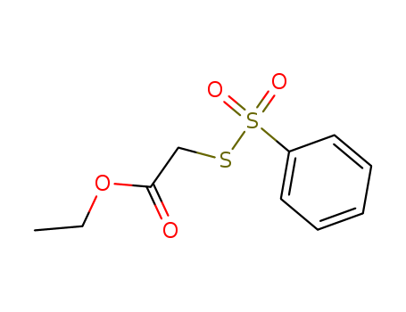 Acetic acid,2-[(phenylsulfonyl)thio]-, ethyl ester cas  16599-55-6