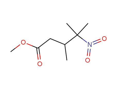 Pentanoic acid,3,4-dimethyl-4-nitro-, methyl ester cas  16507-09-8