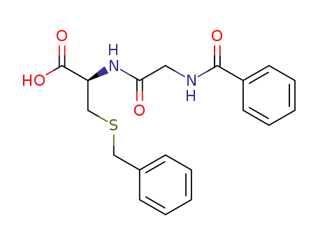 Molecular Structure of 16707-79-2 (N-benzoylglycyl-S-benzylcysteine)