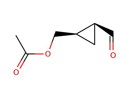 Cyclopropanecarboxaldehyde, 2-[(acetyloxy)methyl]-, (1S,2R)- (9CI)