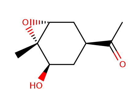 Ethanone, 1-(5-hydroxy-6-methyl-7-oxabicyclo[4.1.0]hept-3-yl)-, [1R-