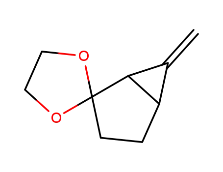 Molecular Structure of 166193-02-8 (Spiro[bicyclo[3.1.0]hexane-2,2-[1,3]dioxolane],  6-methylene-)