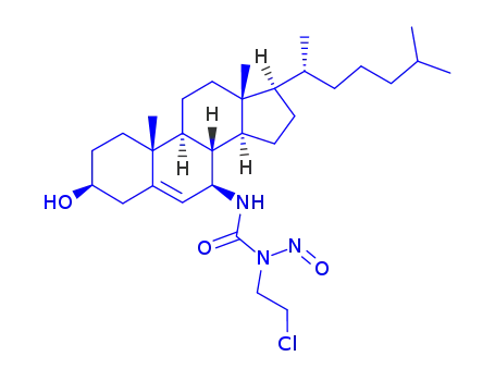 7-beta-(2-Chloroethyl-N-nitroso-N-carbonylamino)cholesterol
