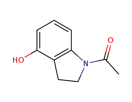 Molecular Structure of 192061-82-8 (1-(4-hydroxyindolin-1-yl)ethanone)