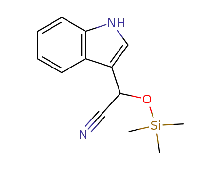2-(1H-indol-3-yl)-2-((trimethylsilyl)oxy)acetonitrile