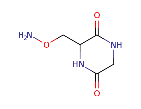 2,5-피페라진디온, 3-[(아미노옥시)메틸]-