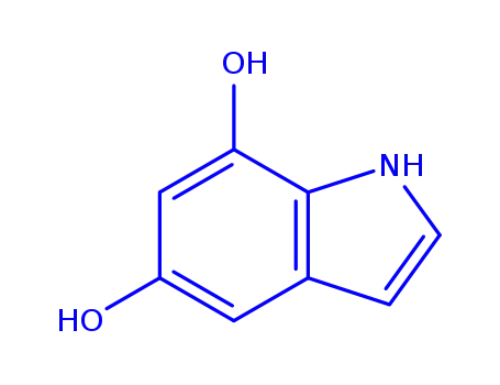 Molecular Structure of 191331-69-8 (5,7-DIHYDROXY INDOLE)