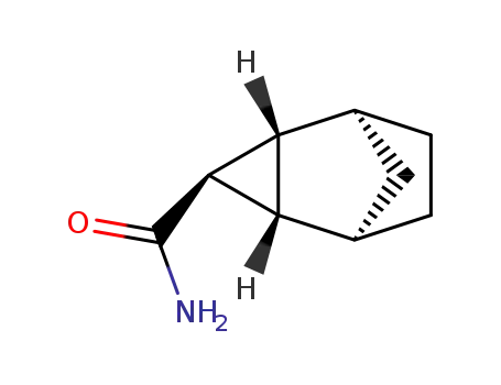 Molecular Structure of 16529-69-4 (Tricyclo[3.2.1.02,4]octane-3-carboxamide, (1alpha2beta,3beta,4beta,5alpha)- (9CI))