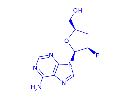 9-(2,3-dideoxy-2-fluoro-beta-L-threo-pentofuranosyl)-9H-purin-6-amine
