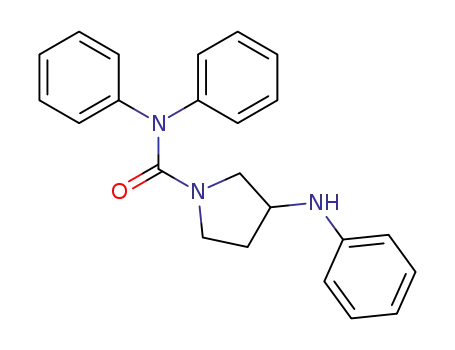 Molecular Structure of 19481-77-7 (N,N-diphenyl-3-(phenylamino)pyrrolidine-1-carboxamide)