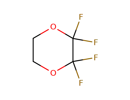 Molecular Structure of 56625-47-9 (2,2,3,3-tetrafluoro-1,4-dioxan)
