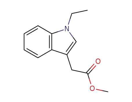 N-ethylindol-3-yl acetic acid-methyl ester