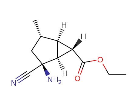 Bicyclo[3.1.0]hexane-6-carboxylic acid, 2-amino-2-cyano-4-methyl-, ethyl ester,