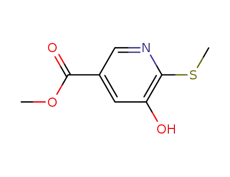 methyl 5-(hydroxy)-6-(methylthio)nicotinate