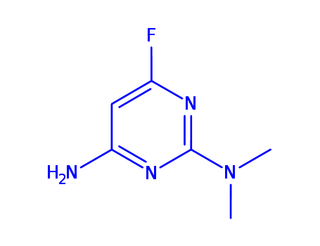 2,4-PYRIMIDINEDIAMINE,6-FLUORO-N2,N2-DIMETHYL-