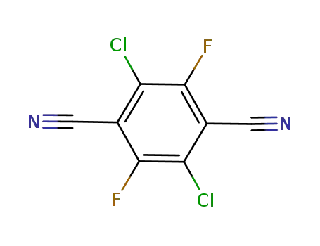 Molecular Structure of 60341-41-5 (dichlorodifluoro-1,4-phenylene dicyanide)