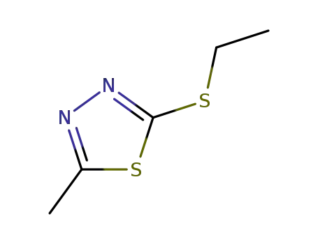 1,3,4-Thiadiazole,  2-(ethylthio)-5-methyl-
