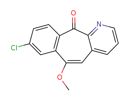 8-Chloro-6-methoxy-11H-benzo<5,6>cyclohepta<1,2-b>pyridin-11-one