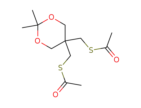 5,5-bis(acetylthiomethyl)-2,2-dimethyl-1,3-dioxan