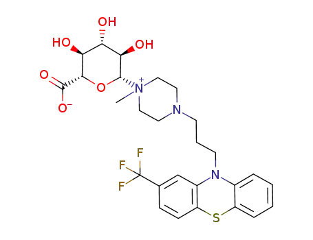 Molecular Structure of 165602-90-4 (Trifluoperazine N-β-D-Glucuronide)
