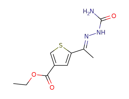 5-(1-semicarbazono-ethyl)-thiophene-3-carboxylic acid ethyl ester
