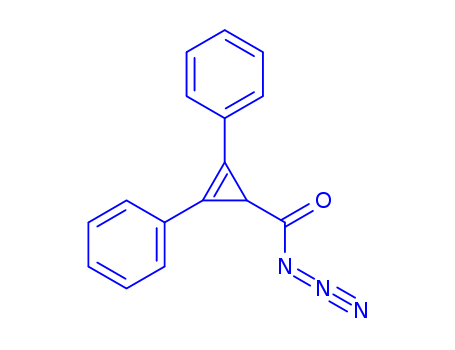 2-Cyclopropene-1-carbonylazide, 2,3-diphenyl- cas  16510-53-5