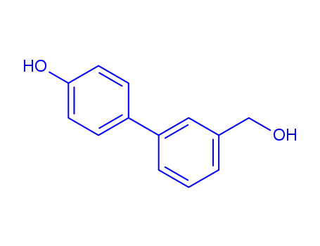 Molecular Structure of 191724-10-4 (3-(4-Hydroxyphenyl)benzyl alcohol)