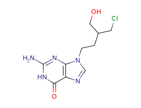 2-amino-1,9-dihydro-9-(4'-chloro-3'-hydroxymethyl)butyl-6-oxo-6H-purine