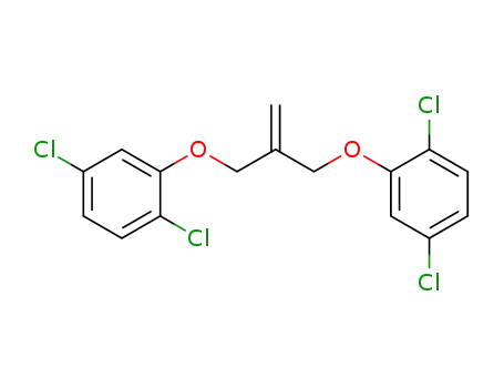 α,α-Bis-<2.5-dichlor-phenoxy>-isobuten, (1.3-Bis-<2.5-dichlor-phenoxy>-2-methylen-propan)
