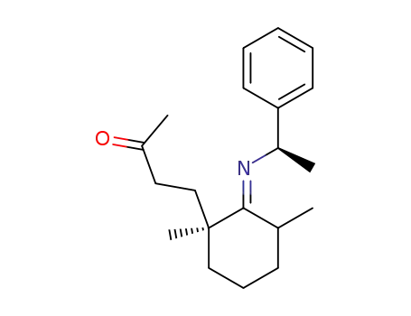4-{(S)-1,3-Dimethyl-2-[(E)-(R)-1-phenyl-ethylimino]-cyclohexyl}-butan-2-one