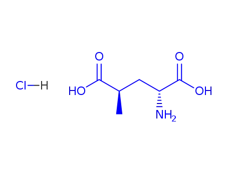 Molecular Structure of 166756-77-0 ((2R,4R)-4-METHYLGLUTAMIC ACID HYDROCHLORIDE)