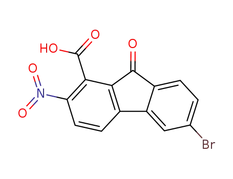 6-bromo-2-nitro-9-oxo-fluorene-1-carboxylic acid
