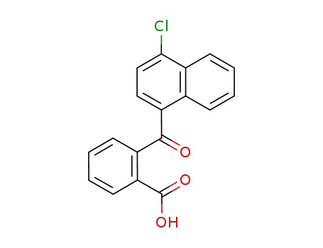 Molecular Structure of 93657-54-6 (2-(4-chloro-[1]naphthoyl)-benzoic acid)