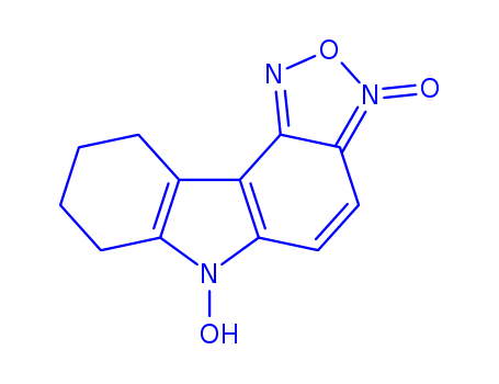 6H-[1,2,5]Oxadiazolo[3,4-c]carbazole,7,8,9,10-tetrahydro-6-hydroxy-, 3-oxide