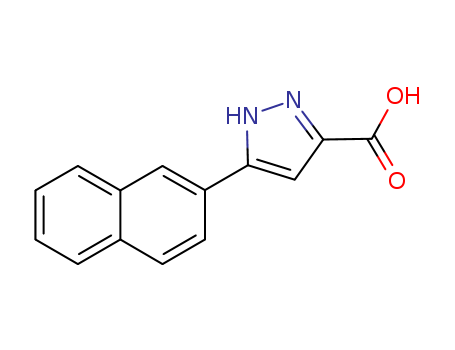 3-naphthalen-2-yl-1H-pyrazole-5-carboxylic acid