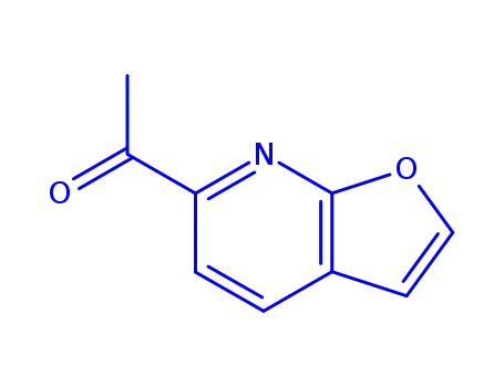 Molecular Structure of 193750-68-4 (Ethanone, 1-furo[2,3-b]pyridin-6-yl- (9CI))