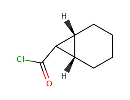 Molecular Structure of 53868-60-3 (Bicyclo[4.1.0]heptane-7-carbonyl chloride, (1alpha,6alpha,7beta)- (9CI))