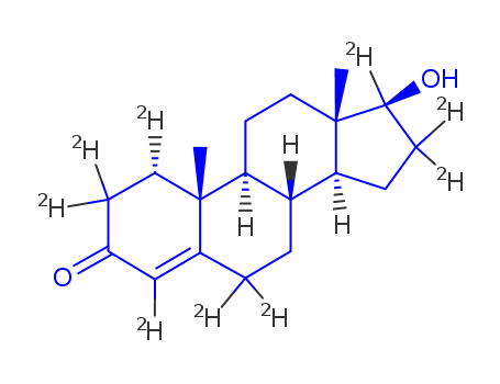 Androst-4-en-3-one-1,2-d2,17-hydroxy-, (17b)- (9CI)