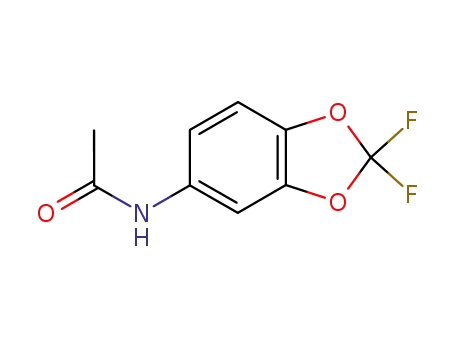 Molecular Structure of 948-94-7 (N-(2,2-Difluoro-benzo[1,3]dioxol-5-yl)-acetamide)