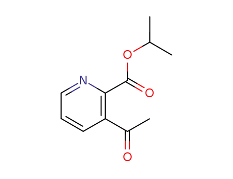 Molecular Structure of 195812-68-1 (ISOPROPYL 3-ACETYLPYRIDINE-2-CARBOXYLATE)