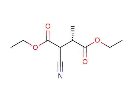 Butanedioic acid, 2-cyano-3-methyl-, diethyl ester, (3S)- (9CI)