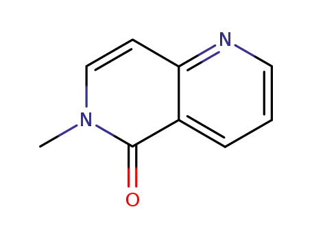 Molecular Structure of 19693-54-0 (1,6-Naphthyridin-5(6H)-one,6-methyl-(8CI,9CI))