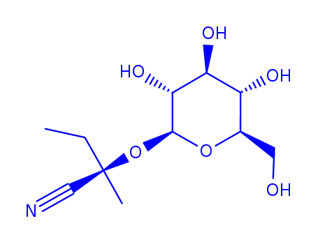 2(R)-Hydroxy-2-methylbutyronitrile-beta-D-glucopyranoside