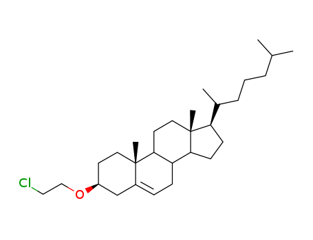 Cholest-5-ene,3-(2-chloroethoxy)-, (3b)- (9CI) cas  1972-30-1