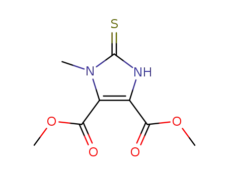 1-methyl-2-thioxo-2,3-dihydro-1<i>H</i>-imidazole-4,5-dicarboxylic acid dimethyl ester