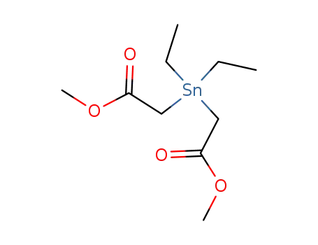 Acetic acid,2,2'-(diethylstannylene)bis-, dimethyl ester (9CI)