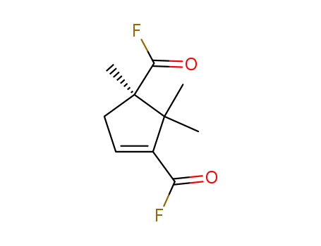 3-CYCLOPENTENE-1,3-DICARBONYL DIFLUORIDE,1,2,2-TRIMETHYL-,(1R)-